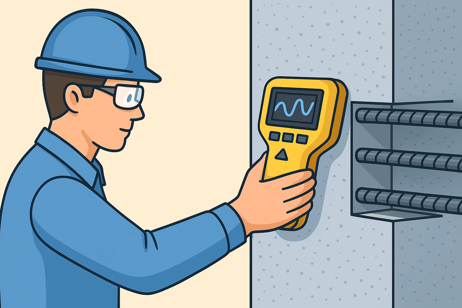 Георадар для сканирования бетонных конструкций - современный прибор для поиска арматуры