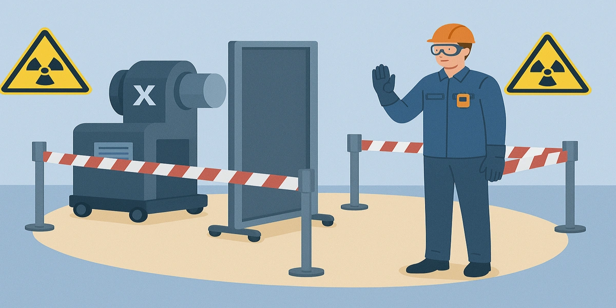 Радиационная безопасность при рентгеновском контроле - зонирование, защитные экраны, дозиметры