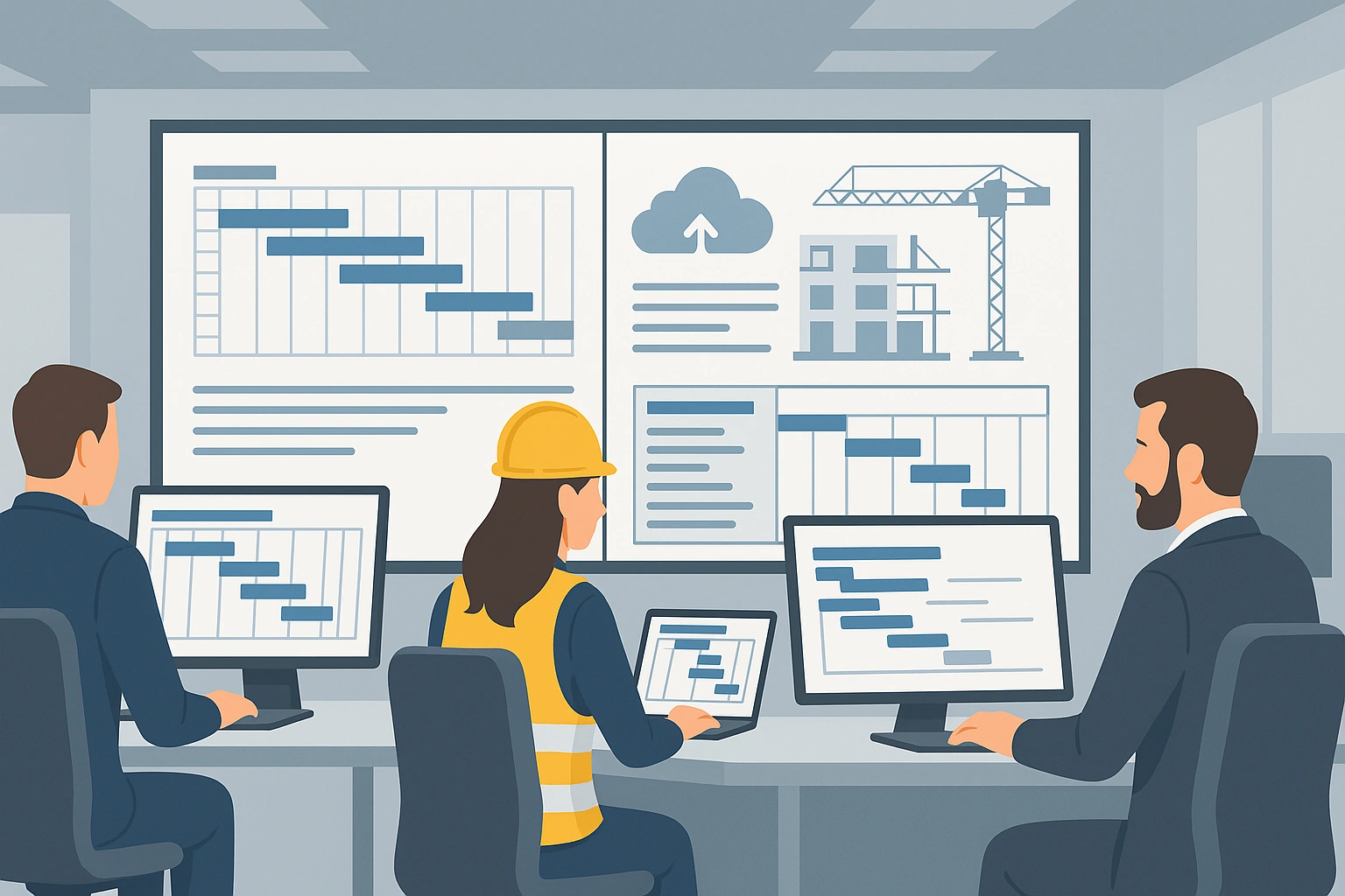 Управление строительными проектами через SaaS - планирование и контроль