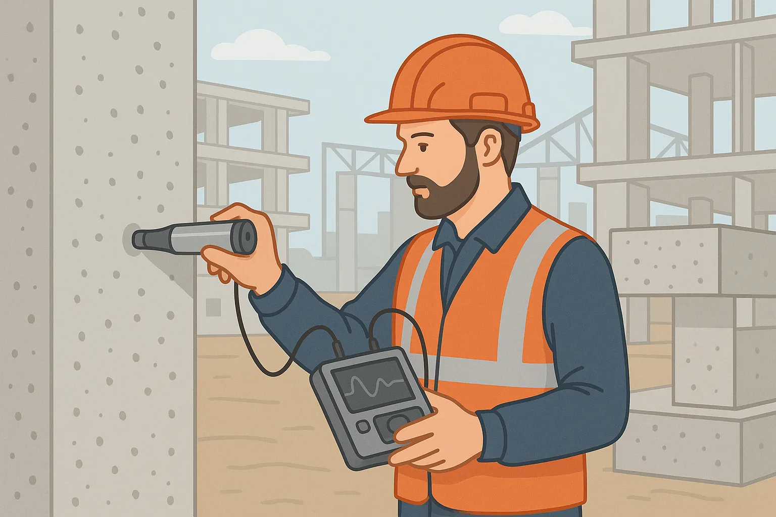 Методы неразрушающего контроля Неразрушающий контроль прочности бетона - методы и оборудование